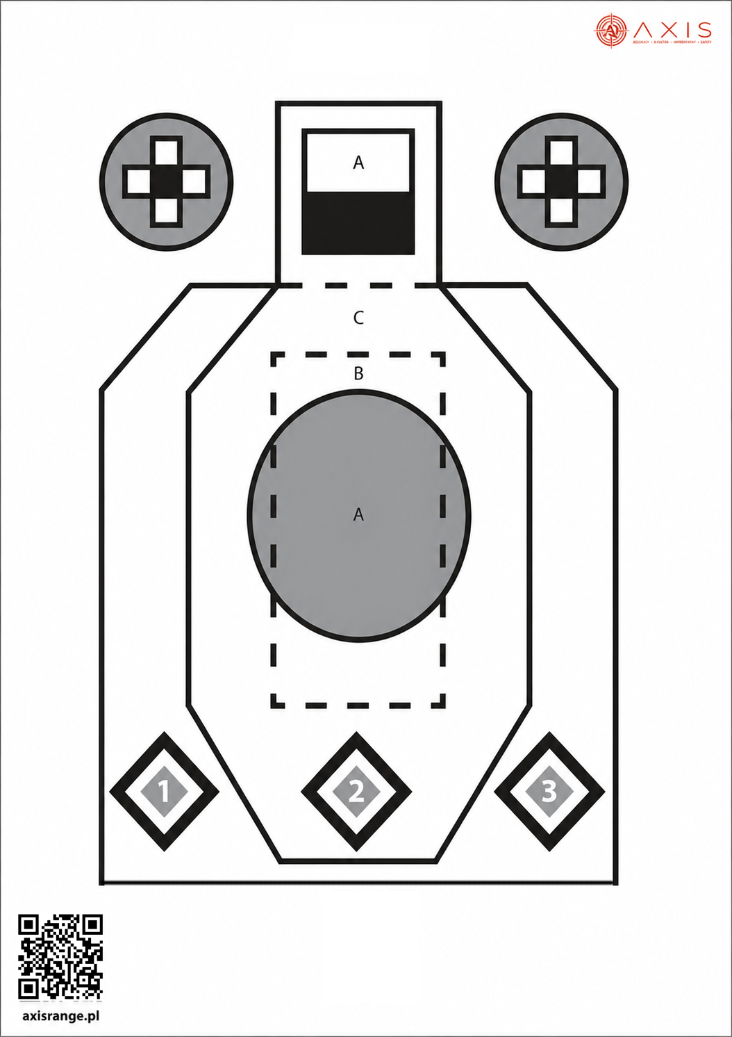 Plan treningowy – tarcza Nr 001 AXIS Range